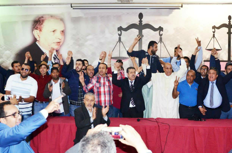 شبـــــاط يقطر الشمع على بركة وولد الرشيد في مؤتمر الاستقـــــــــلال