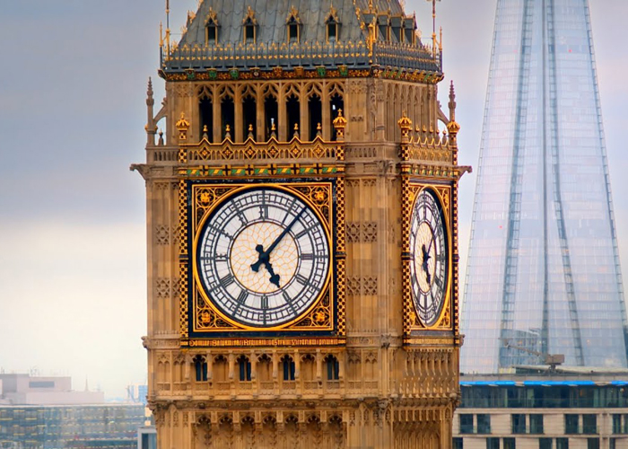 جــــــــرس ساعة بيغ بن يدخل في سبات لأربع سنوات