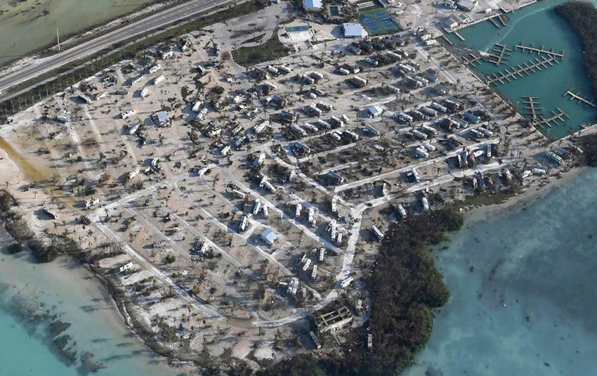 عدســــة مملكتنـــــــا ترصد مدينة فلوريدا بعد إعصار إرمــــــــــــــــــا