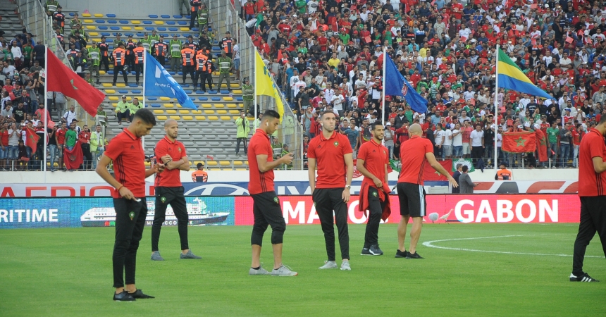 تشكيلة المنتخب المغربـــــــــــــي أمام نظيره الغابوني