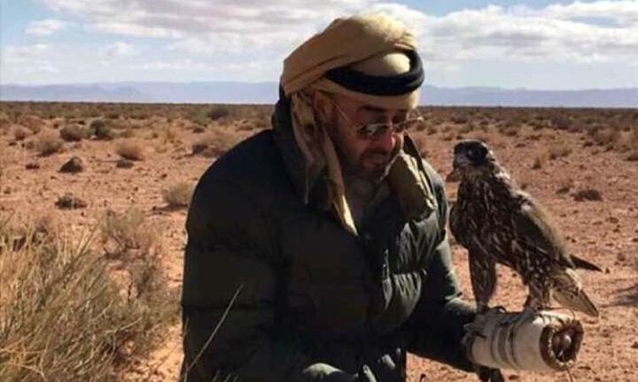   محمد بن زايد يمارس هوايته المفضلة بالجهة الشرقية بالمغــــــــــــرب