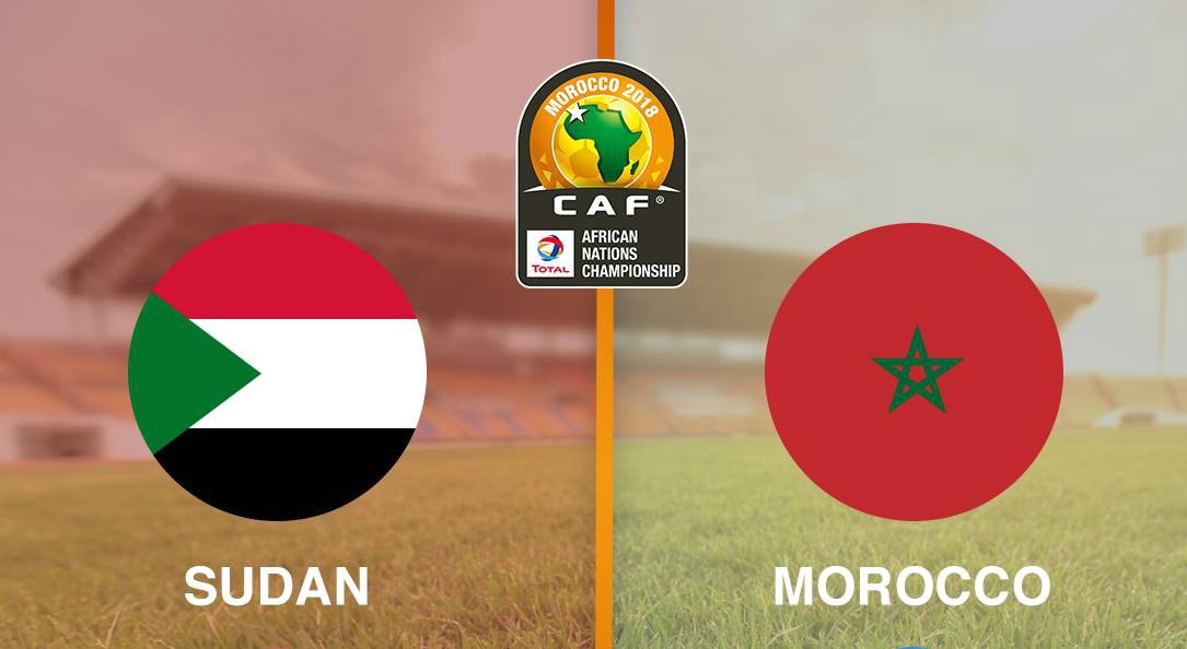 مباراة المغرب والسودان في بطولة كأس إفريقيا للمحليين