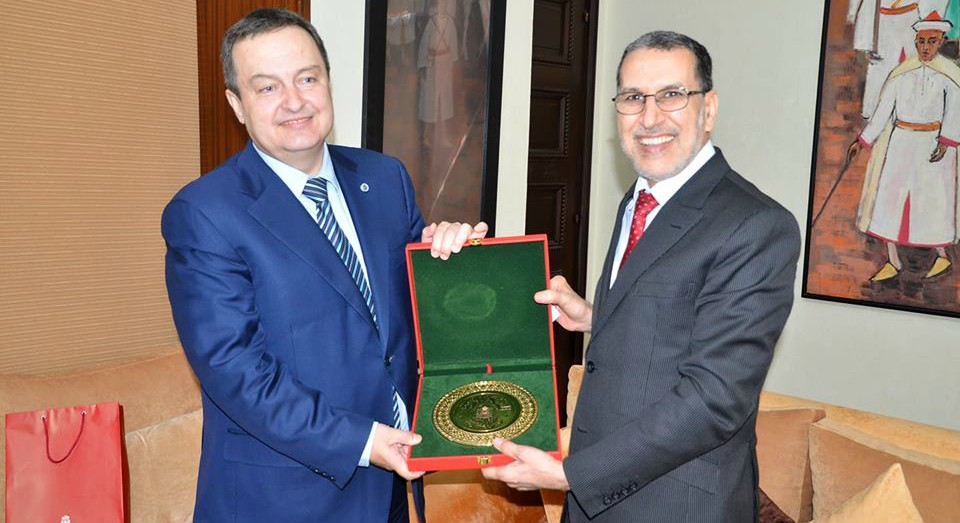 رئيس الحكومة يستقبل وزير الخارجية بجمهورية صربيا 