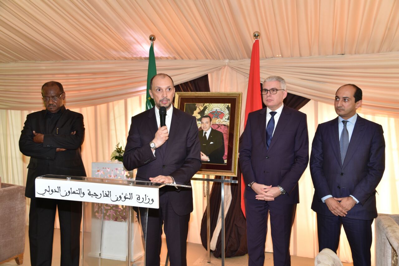 محسن الجزولي يستقبل المكتب الدبلوماسي الافريقي المعتمد بالرباط