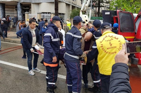 إندلاع حريق مهول بمصحة خاصة بتطـــــوان