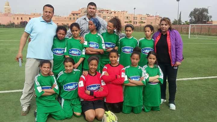  تتويج منتخب كرة القدم النسوية فئة ” البراعم ” بخنيفرة بلقب بطولة الالعاب الجماعية المنظمة بمدينة مراكش