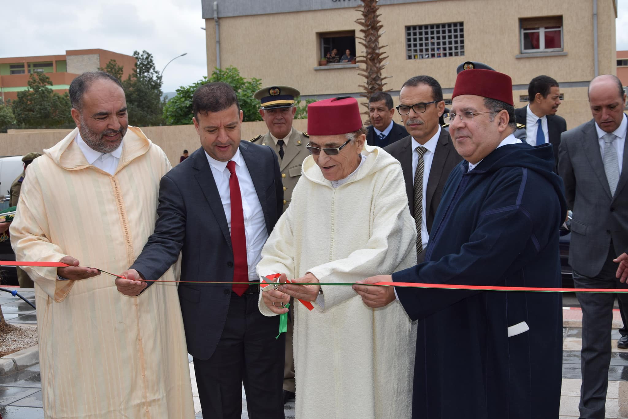 محمد يسف يدشن حديقة المحطة الجديدة بخنيفرة رفقة عامل الإقليم