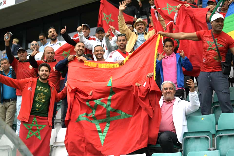 الجماهير المغربية بدأت تتوافد على مدينة سان بطرسبورغ لمساندة المنتحب الوطني في أولى مبارياته