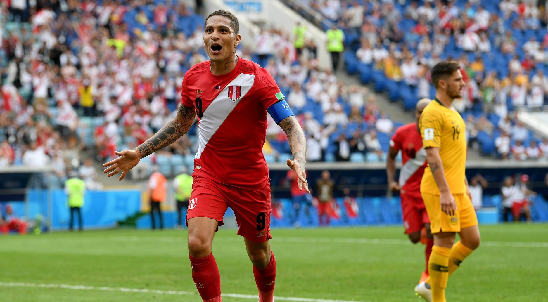 منتخب بيرو يتمكن من هزم نظيره الأسترالي بنتيجة 2-0
