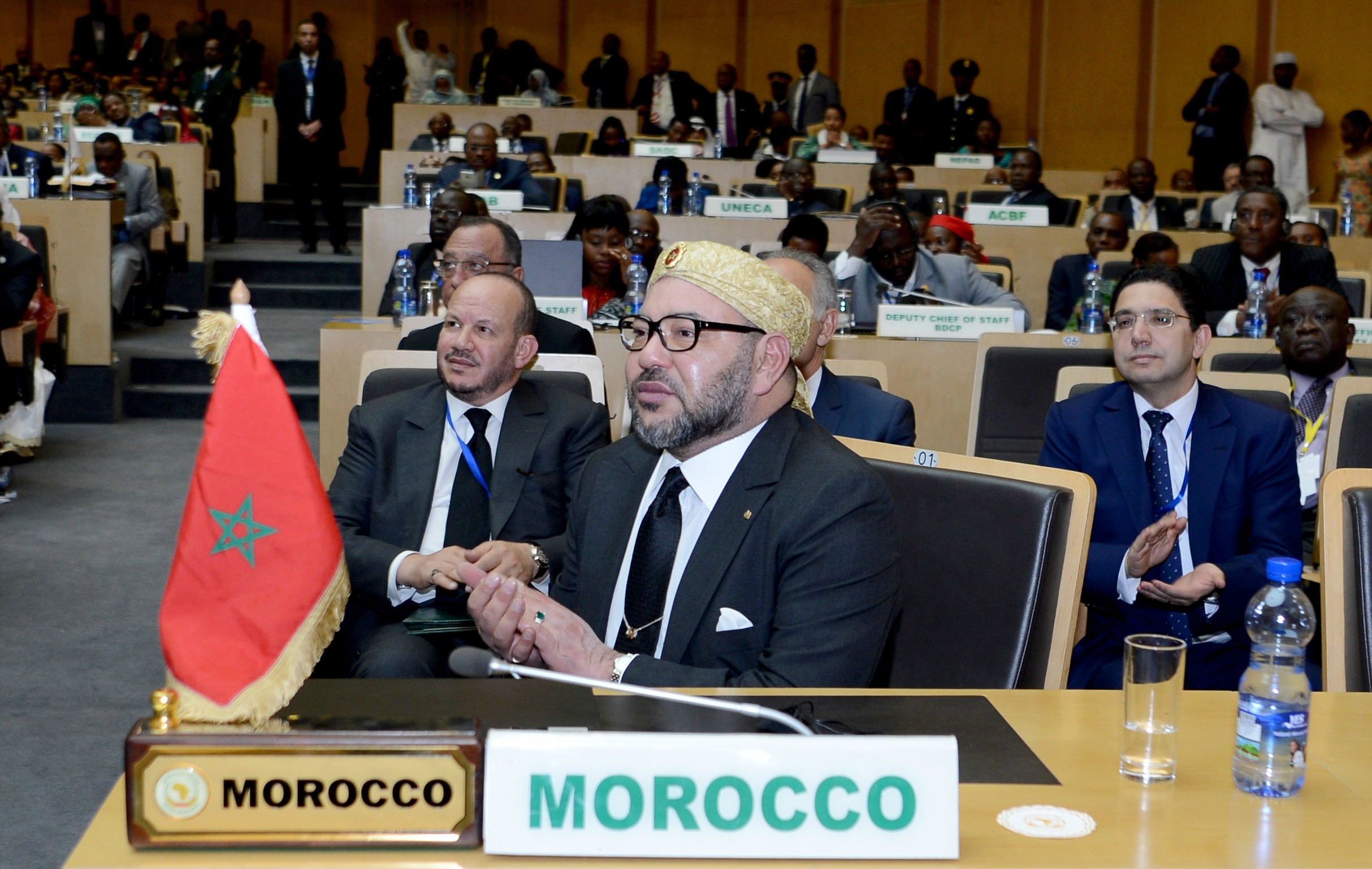 نص الخطاب الملكي الذي وجهه جلالة الملك إلى القمة 31 لرؤساء دول وحكومات الاتحاد الافريقي المنعقدة بنواكشوط