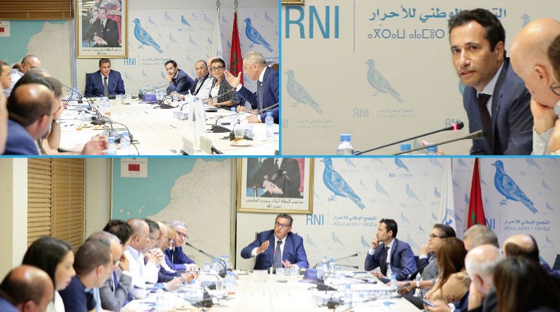 الأحرار يتدارسون التوجيهات السامية الواردة في الخطابين الملكيين بمناسبة عيد العرش وثورة الملك والشعب وسبل تفعيلهما