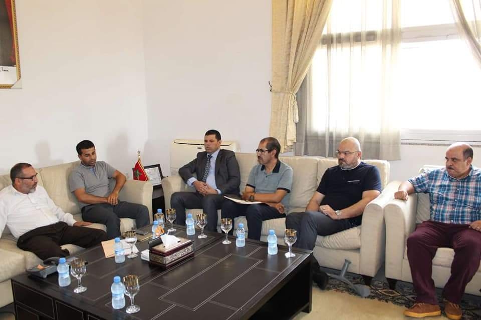 عمدة طنجة يستقبل فروع إتحاد طنجة 