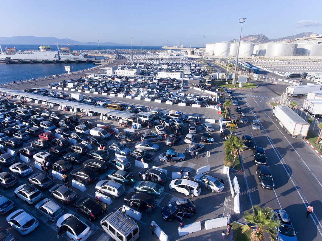 عودة حركة النقل إلى الوضع الطبيعي بعد أسبوع استثنائي بميناء طنجة المتوسط