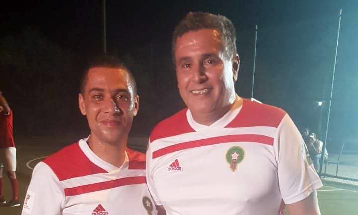 اخنوش وبودريقة في صورة رياضية تثير الجدل على فيسبوك