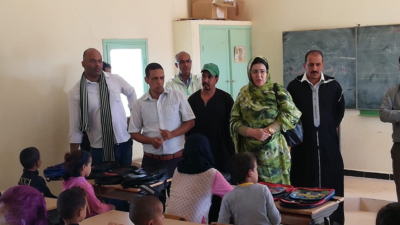 لالة المعلومة بوسعيد تفتتح المبادرة الملكية لمليون محفظة بجماعة حوزة
