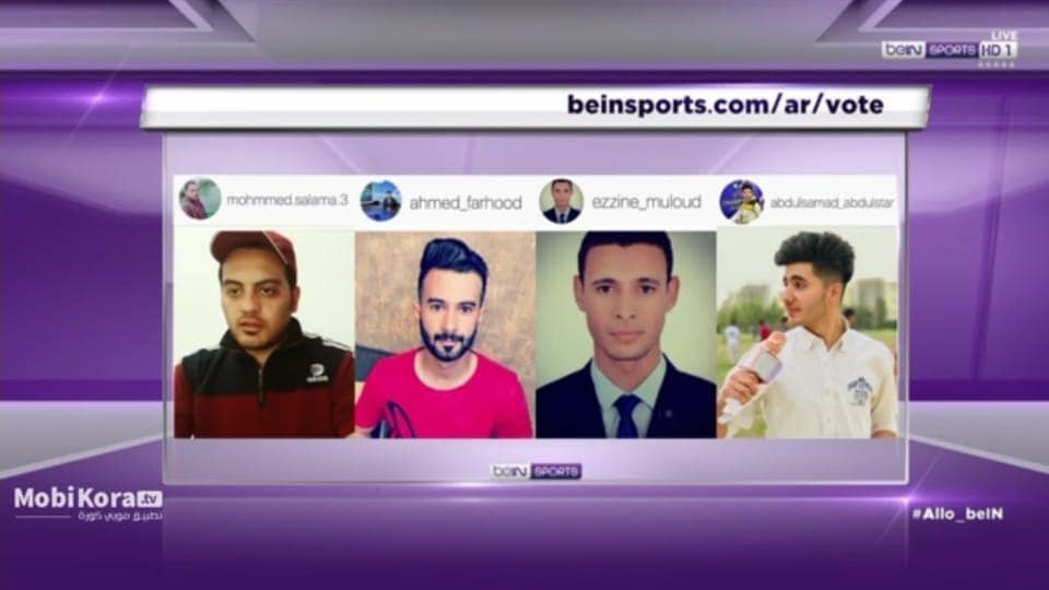 مغربي ضمن اللائحة النهائية لشهر أكتوبر لبرنامج “ألو beIN”