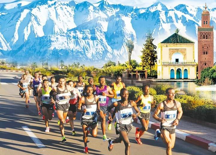 الدورة الثلاثون للمارطون الدولي لمدينة مراكش يوم 27 يناير الجاري