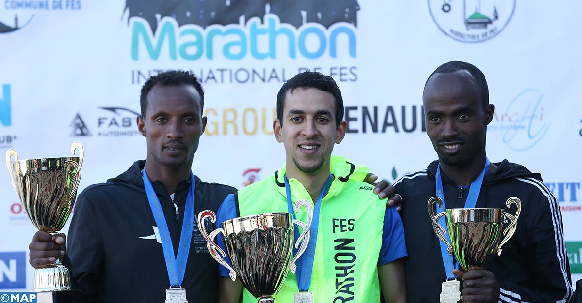 العداء المغربي الطاهر بلقرشي يفوز بماراثون فاس الدولي