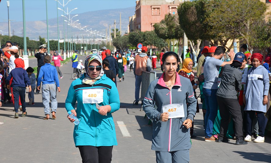 اليوسفية تحتفي بالنساء بمناسبة اليوم العالمي للمرأة من خلال تنظيم تظاهرة رياضية