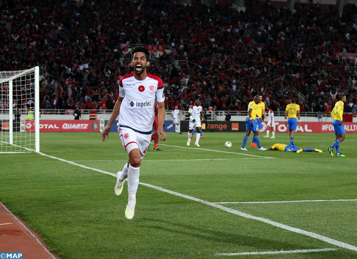 فريق الوداد البيضاوي يتفوق على نادي ماميلودي صانداونز الجنوب إفريقي 2 -1