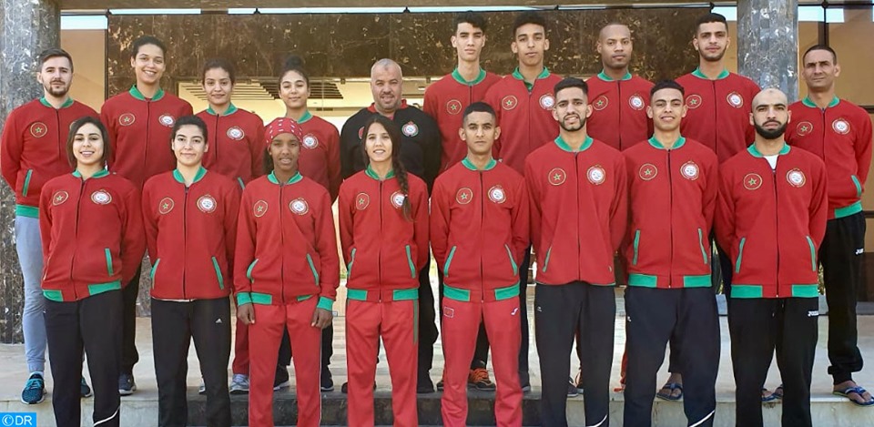 مشاركة المنتخب المغربي للتايكوندو في بطولة العالم بمدينة مانشيستر البريطانية
