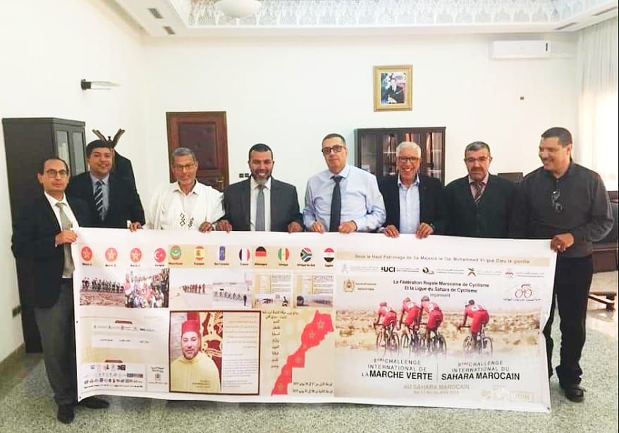 برعاية ملكية سامية رياضة الدراجات تصل الرحم مع رمال الصحراء المغربية بطعم دولي 