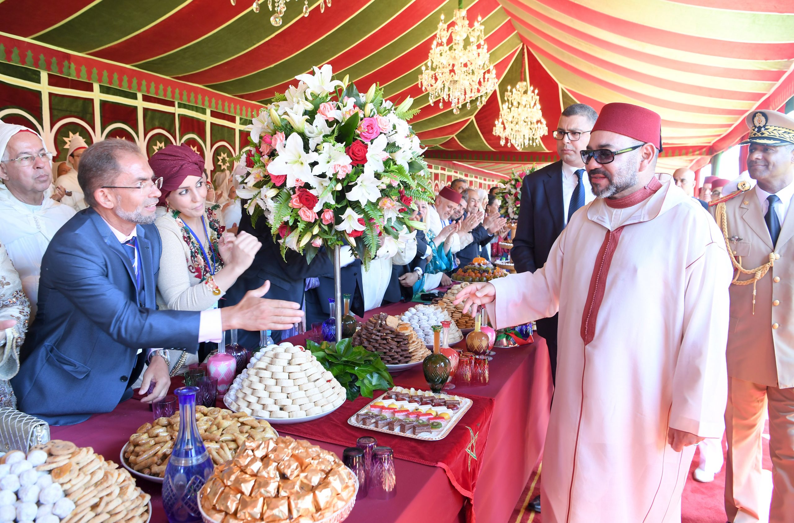 جلالة الملك يترأس يوم غد الثلاثاء حفل استقبال بقصر مرشان بطنجة بمناسبة الذكرى العشرين لتربع جلالته على عرش أسلافه المنعمين 