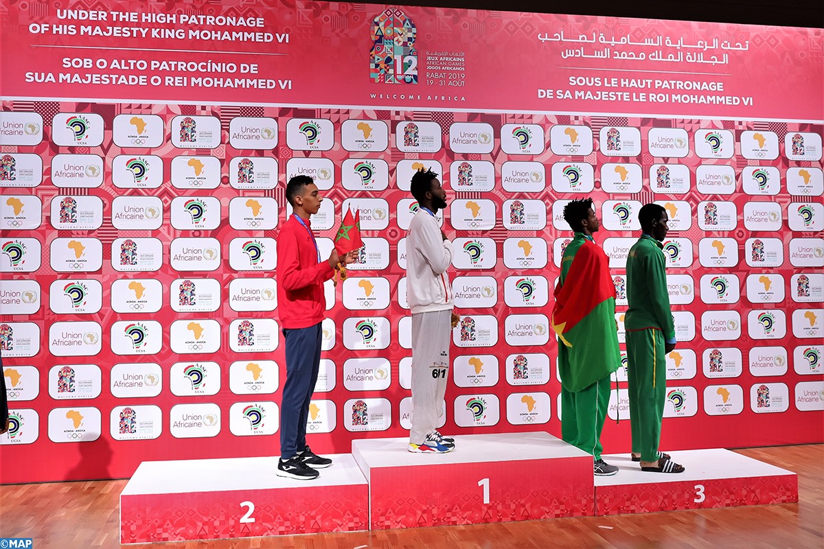 الألعاب الإفريقية (الرباط 2019) .. المغربي أشرف محبوبي يحرز فضية وزن أقل من 80 كلغ في رياضة التايكواندو