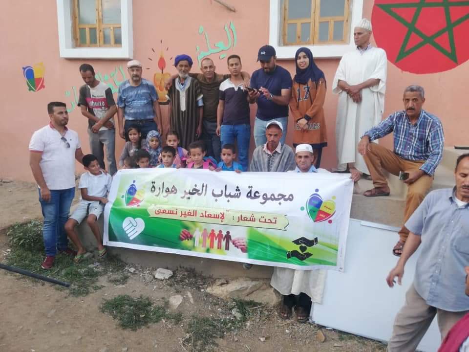 مجموعة شباب الخير هوارة تسعد تلاميذة أعالي الجبال بأمالو تارودانت