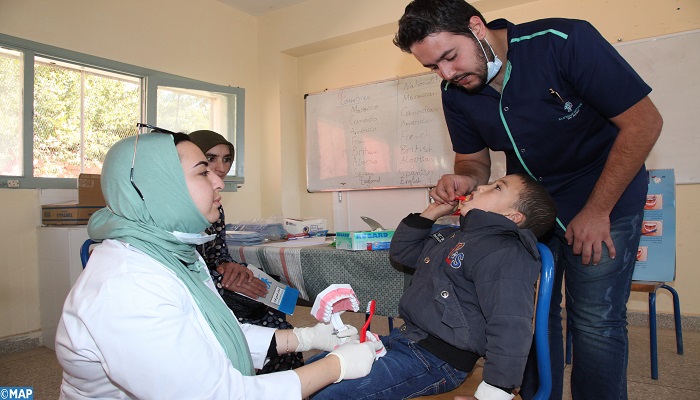 قافلة طيبة بجماعة تايناست لفائدة 1200 شخص
