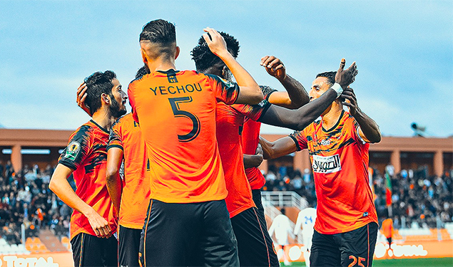 كأس الكونفدرالية الإفريقية .. نهضة بركان يتفوق على موتيما بيمبي الكونغولي 3-0
