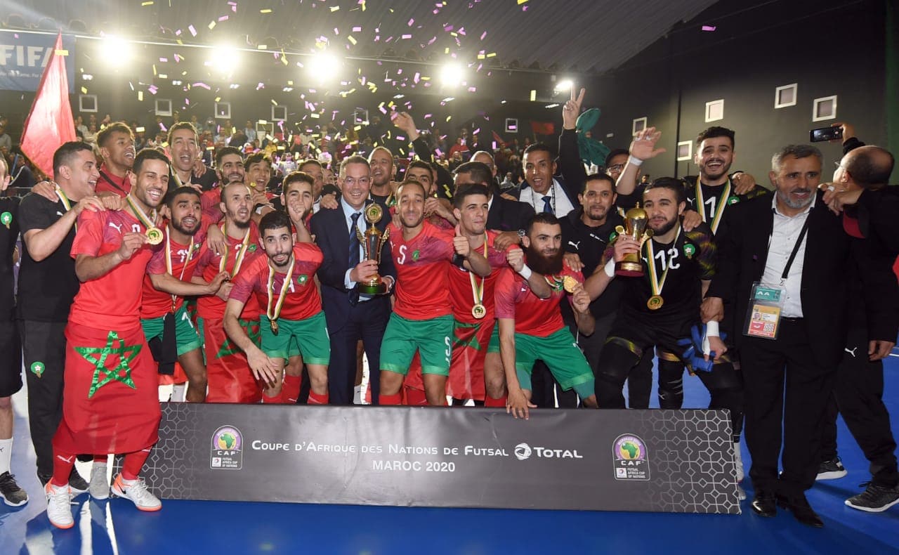 الفيفا تهنئ المغرب على لقبه الثاني في كأس إفريقيا للأمم لكرة القدم داخل القاعة 2020