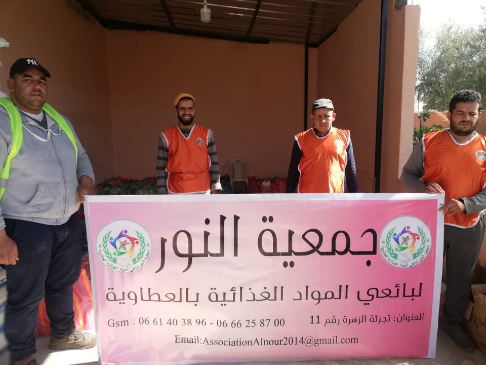 العطاوية .. جمعية النور توزع مساعدات غذائية لأزيد من 250 أسرة
