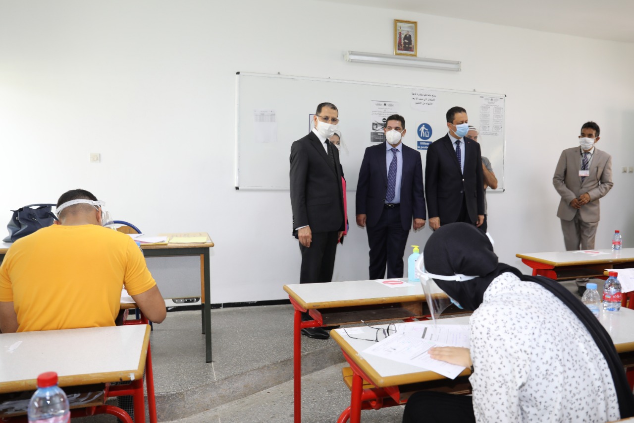 امتحانات البكالوريا تعرف نجاحا بفضل الجهود المبذولة من طرف جميع الأطراف 
