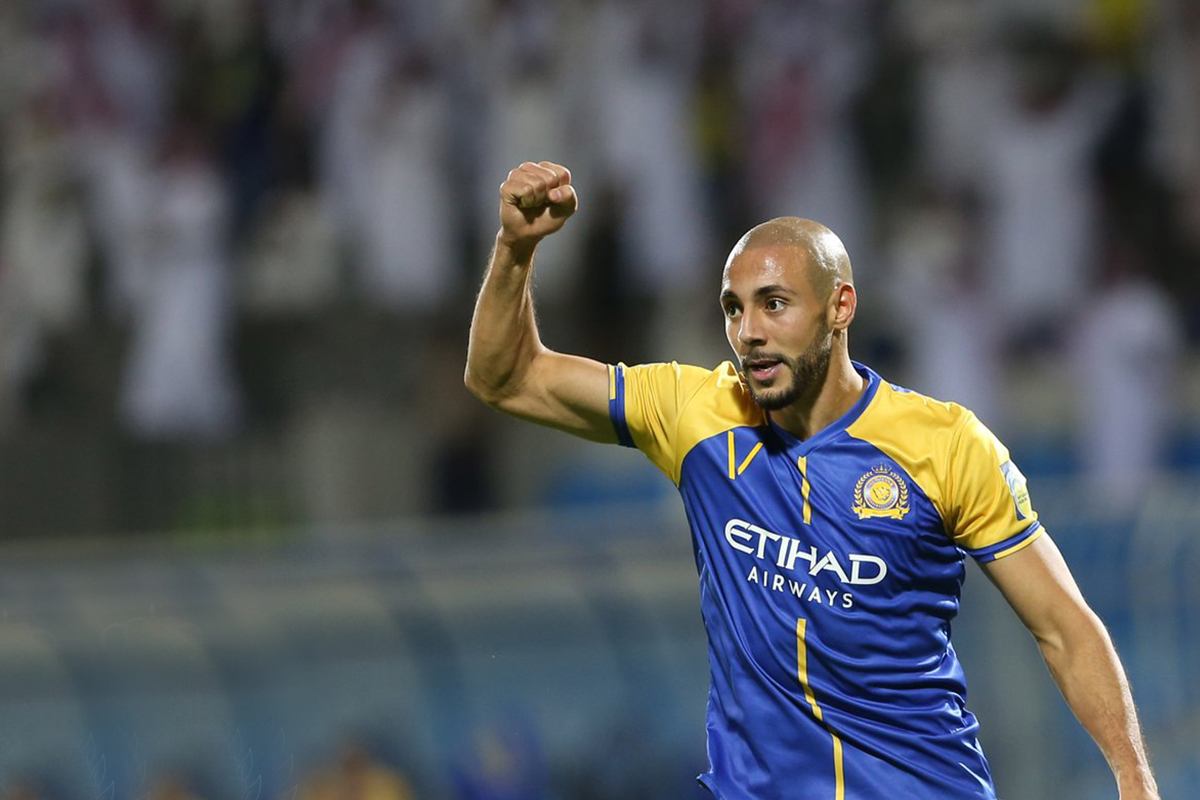امرابط يتغلب على كورونا ويعود الى تداريب النصر السعودي