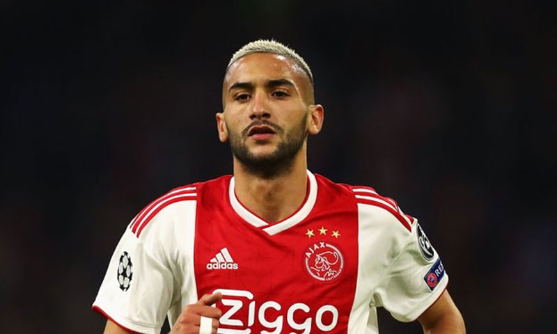 حكيم زياش يصنف ثالث أفضل صانع أهداف في دوري عصبة الابطال الأوروبية