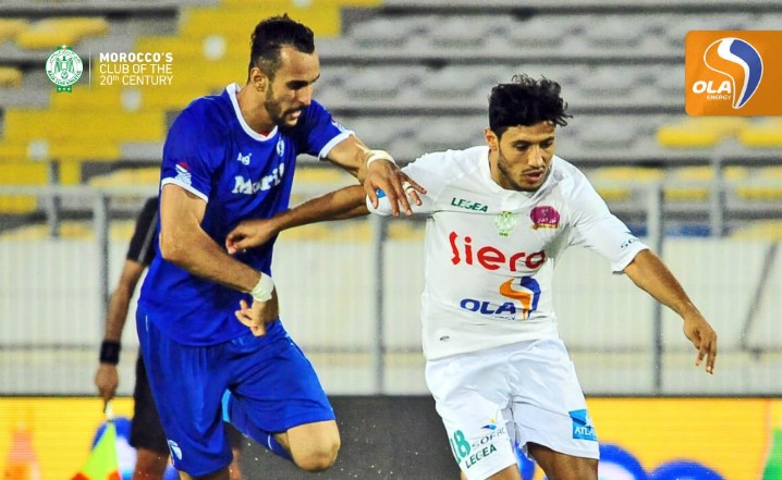 الرجاء البيضاوي يفوز على ضيفه سريع وادي زم 1-0 ويعزز مركزه في الصدارة