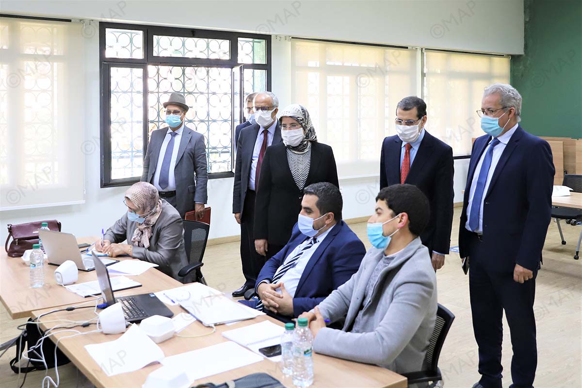 العثماني يتفقد سير المباريات الموحدة لتوظيف أشخاص في وضعية إعاقة برسم سنتي 2020 و2021