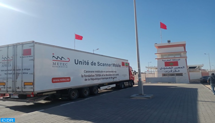 الكركرات .. قافلة طبية مغربية تتوجه إلى غرب إفريقيا