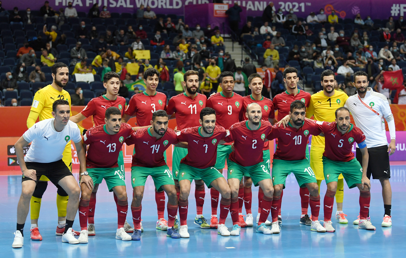 الأسود تغادر بشرف مونديال القاعة