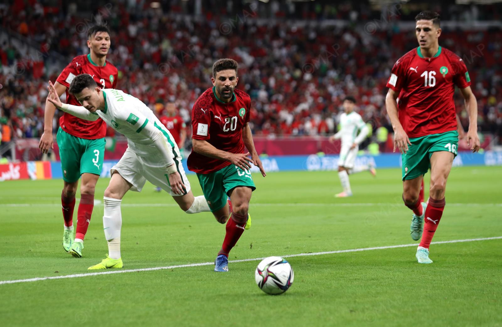 كأس العرب 2021 (الجولة 3 -المجموعة 3) .. المنتخب المغربي يتفوق على نظيره السعودي 1-0 وينهي دور المجموعات بالعلامة الكاملة