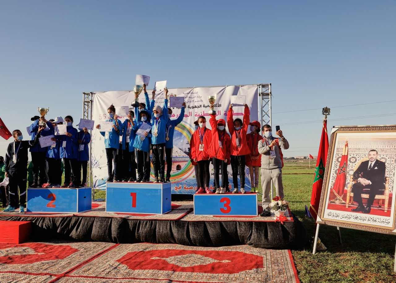 البطولة الوطنية المدرسية للعدو الريفي المرحلة الثانية .. جهة بني ملال خنيفرة تفوز بالميدالية الذهبية