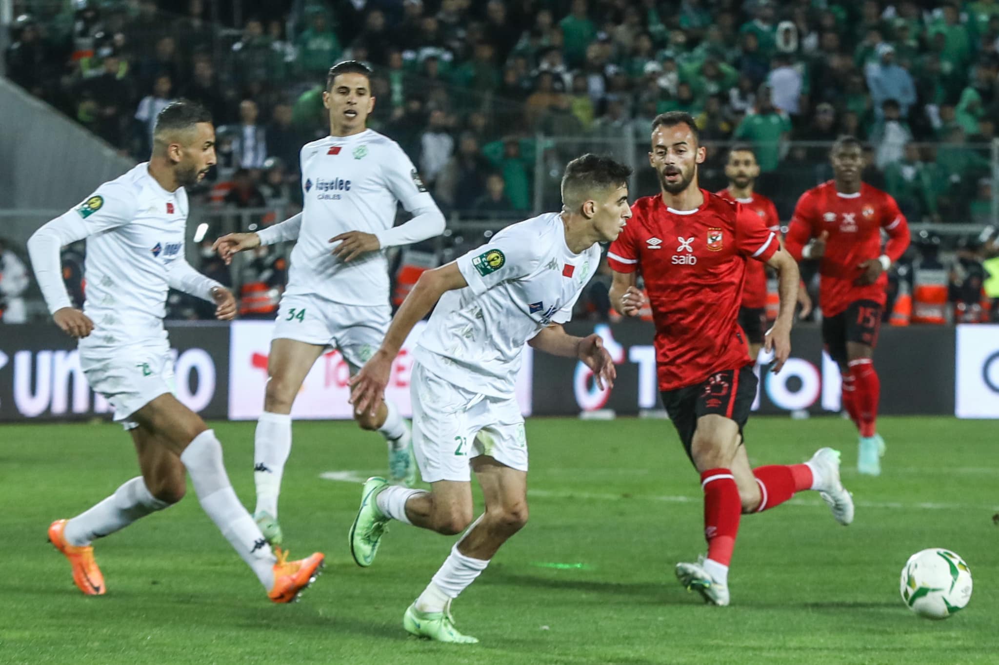 الرجاء يكتفي بالتعادل أمام الأهلي المصري ويغادر دوري أبطال إفريقيا