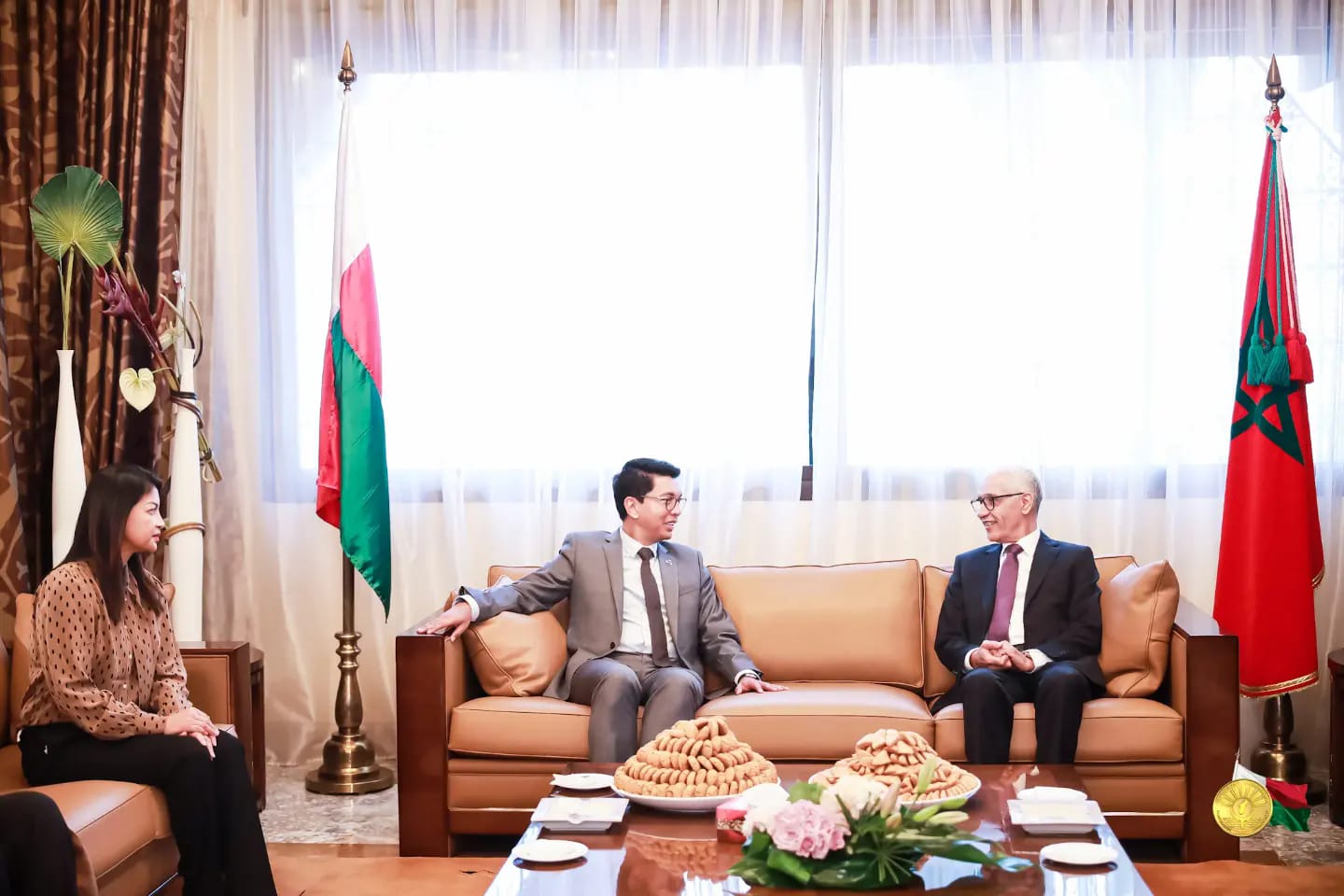 السيد أندري راجولينا رئيس جمهورية مدغشقر يحل بالمغرب