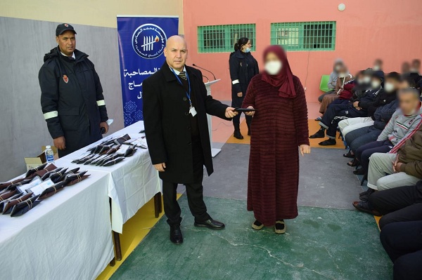 توزيع 137 نظارة طبية لفائدة نزلاء السجن المحلي بني ملال