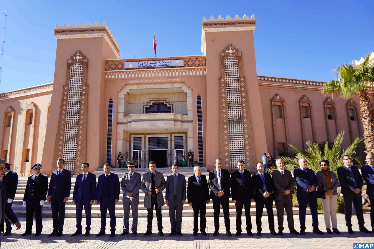 جــلالة المـــلك حفظه الله يؤكد حرصه على جعل جهة الصحـــــراء المغربية محورا للمبادلات التجارية والتواصل الإنساني بين إفريقيا وأوروبـــــــا