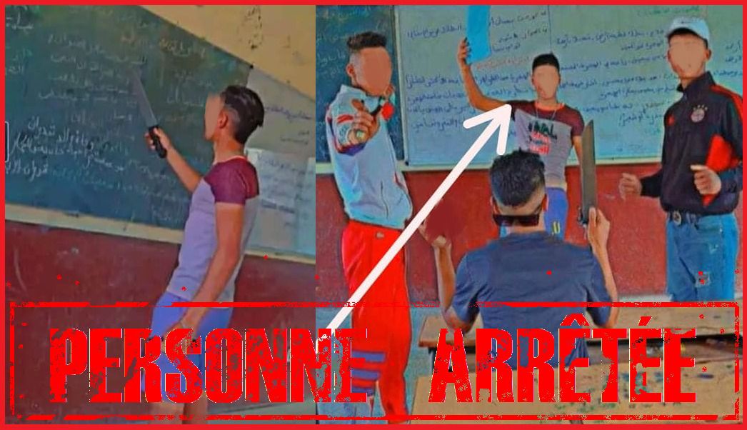 سيدي سليمان .. توقيف قاصر للاشتباه في حيازته لسلاح أبيض وانتهاكه حرمة مؤسسة تعليمية
