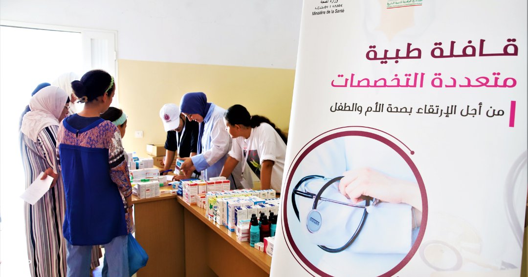 إستفادة حوالي 500 شخص من قافلة طبية متعددة التخصصات للارتقاء بصحة الأم والطفل