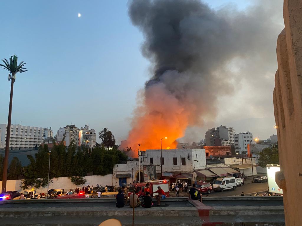 الدار البيضاء .. اندلاع حريق بمحلات بالفندق التقليدي “باشكو” دون تسجيل أية إصابات بشرية (سلطات محلية)