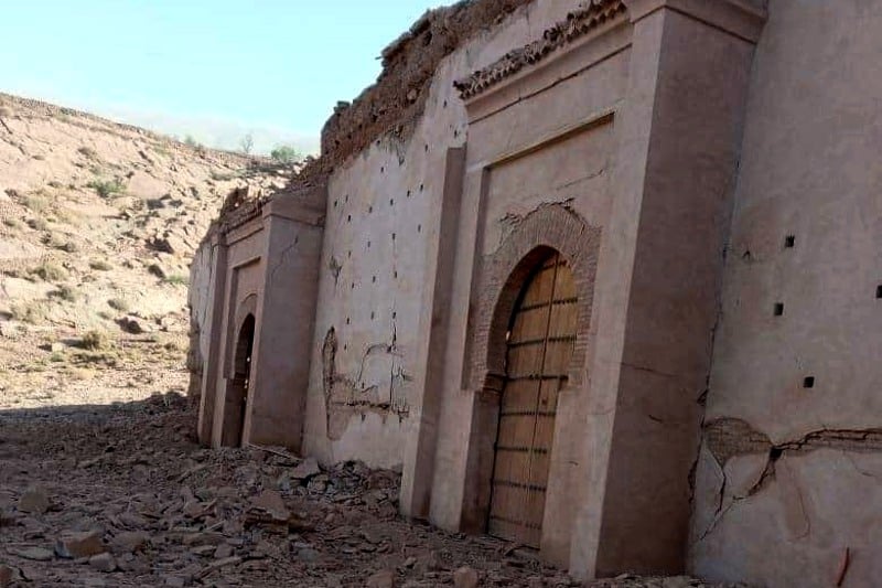 شظايا زلزال الحوز تصل إلى مسجد ” تنمل ” التاريخي مهد الدولة الموحدية